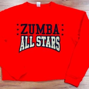 Zumba Embroidered Sweatshirt Size Small